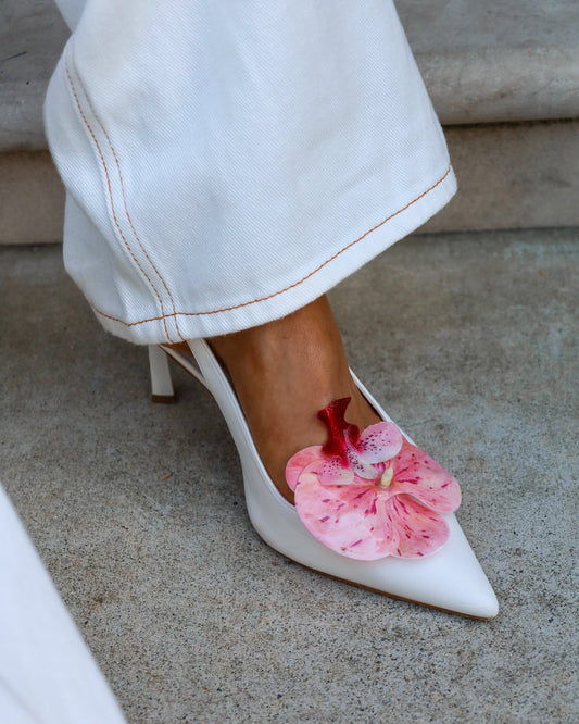 Orchid Shoe Clips - Watermelon
