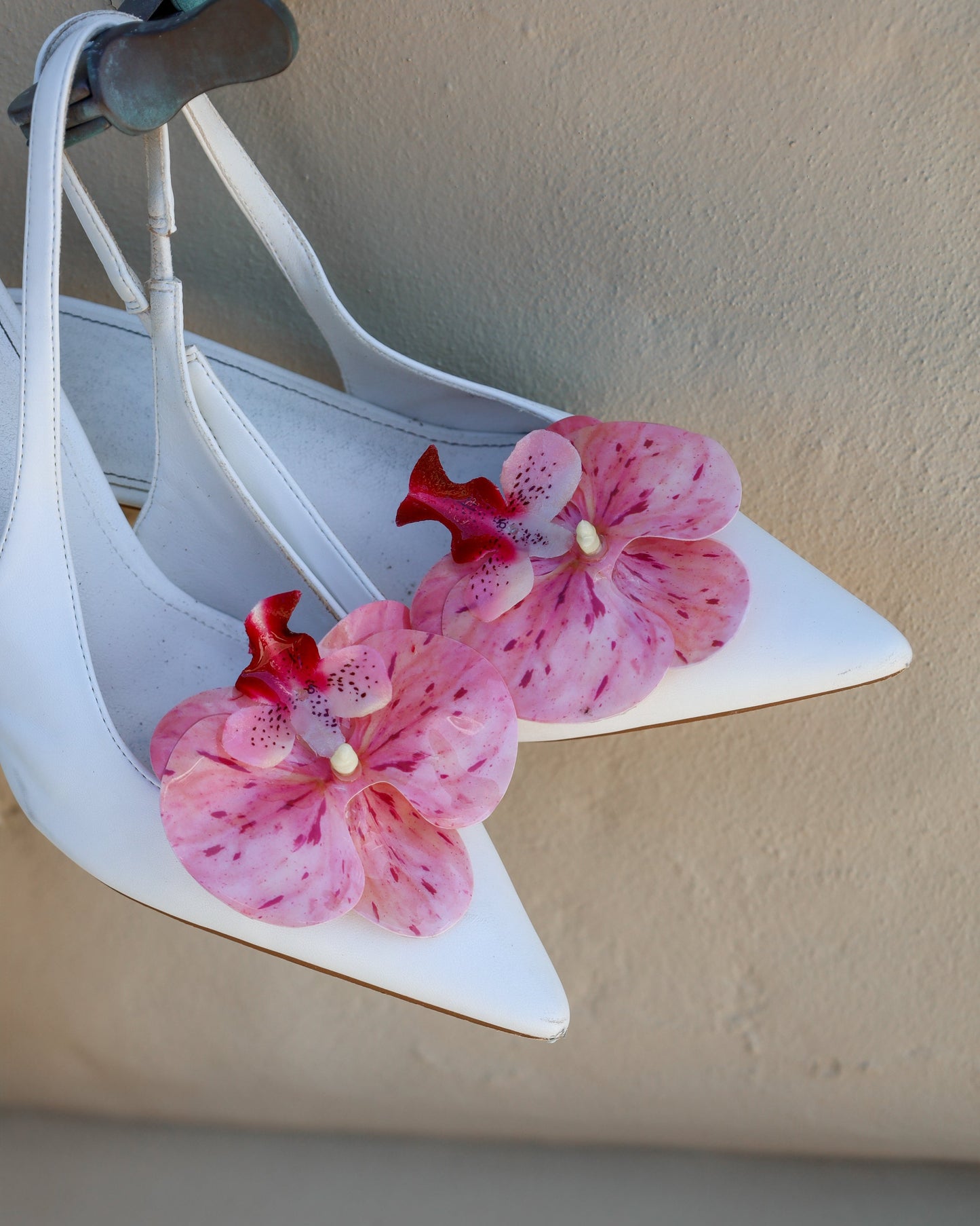 Orchid Shoe Clips - Watermelon